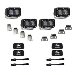 Ford Raptor S2 SAE Dual Fog Pocket Kit - Ford 2021-2026 F-150 Raptor, 2024-2026 F-150 Raptor 37/R Clear 448166