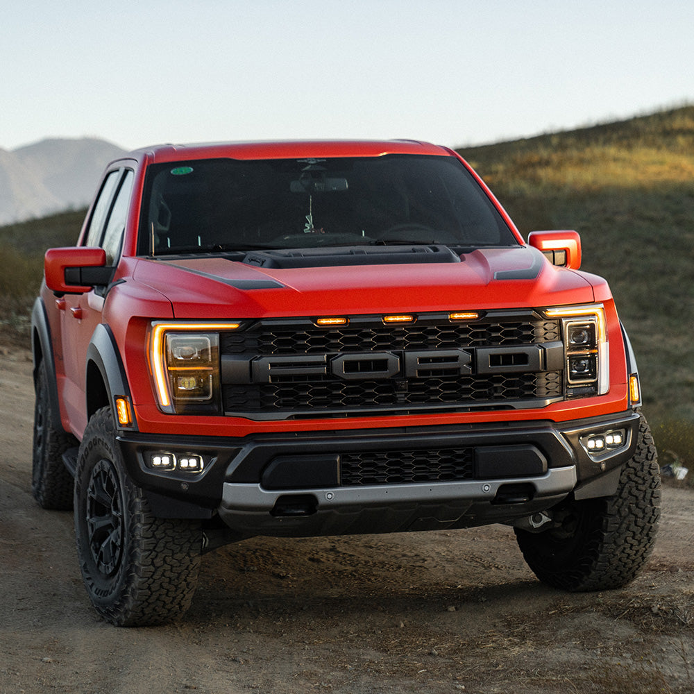 Ford Raptor S2 SAE Dual Fog Pocket Kit - Ford 2021-2026 F-150 Raptor, 2024-2026 F-150 Raptor 37/R Clear 448166