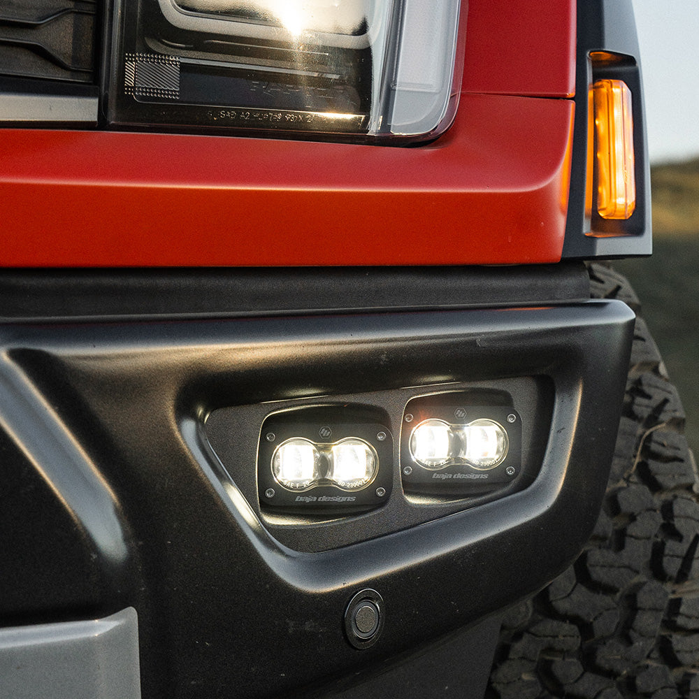 Ford Raptor S2 SAE Dual Fog Pocket Kit - Ford 2021-2026 F-150 Raptor, 2024-2026 F-150 Raptor 37/R Clear 448166