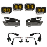 RAM Dual S2 SAE Fog Pocket Light Kit - RAM 2019-24 1500 Rebel; 2021-24 1500 TRX Baja Amber 448169
