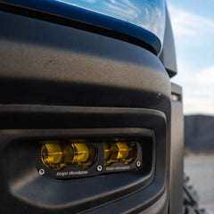RAM Dual S2 SAE Fog Pocket Light Kit - RAM 2019-24 1500 Rebel; 2021-24 1500 TRX Baja Amber 448169
