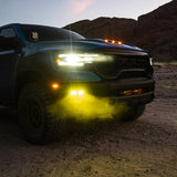 RAM Dual S2 SAE Fog Pocket Light Kit - RAM 2019-24 1500 Rebel; 2021-24 1500 TRX Baja Amber 448169