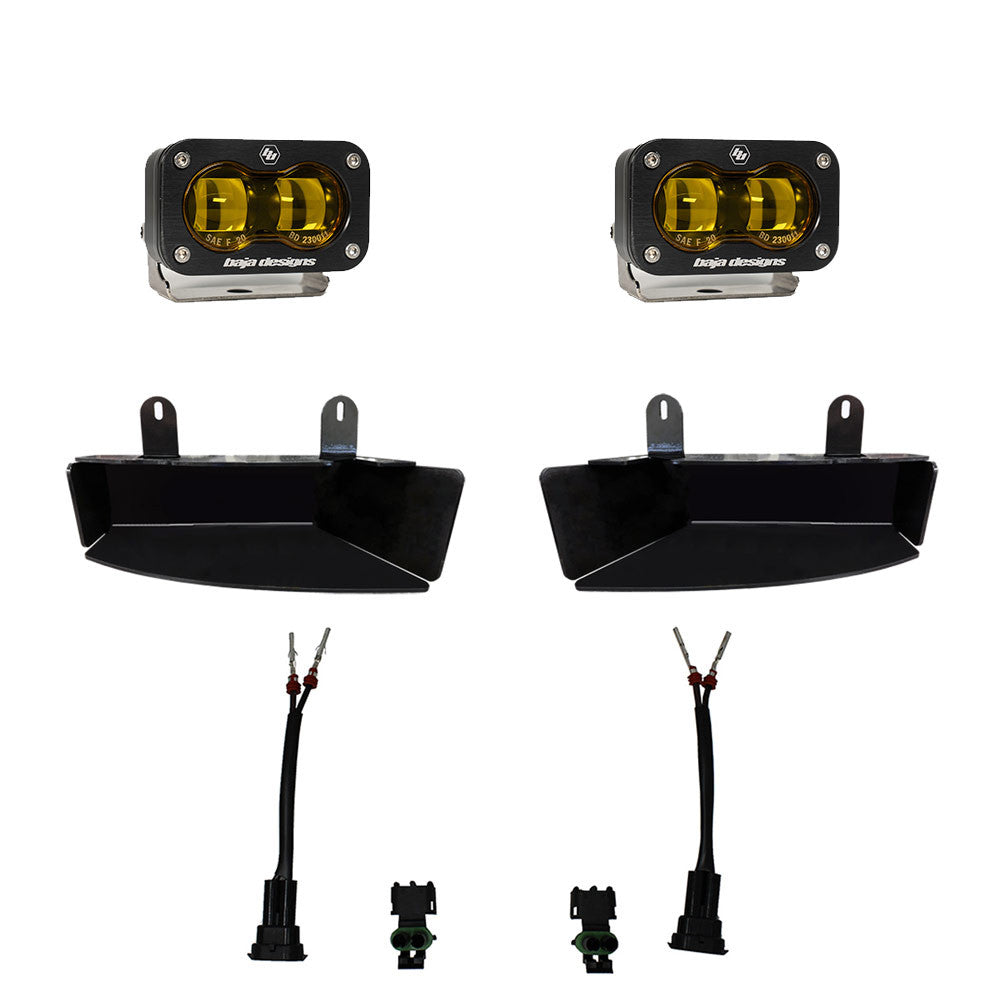 RAM S2 SAE Fog Pocket Light Kit - RAM 2019-2026 2500/3500 Baja Amber 448170