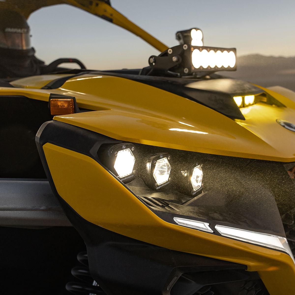 Can-Am Maverick R Triple S1 Headlight Kit - Can-Am Maverick R 2024-2026 448186