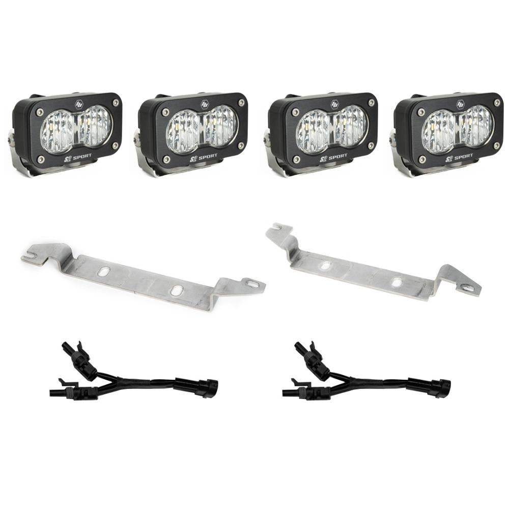 Toyota S2 Sport Dual Fog Pocket Light Kit - Toyota 2024-2026 Tacoma Clear 448238