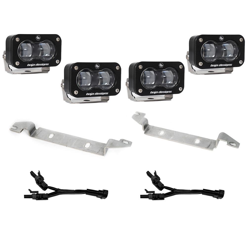 Toyota S2 SAE OEM Fog Light Replacement Kit - Toyota 2024-2026 Tacoma Clear 448239