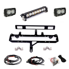 S8 10-inch/S2 Pro Grille Light Kit - 2024-2026 Toyota Tacoma; TRD Pro Clear 448253