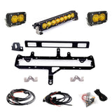 Toyota S8 10" Light Bar / S2 Pro TRD Pro Grille Conversion Light Kit - 2024-2026 Toyota Tacoma Baja Amber 448263