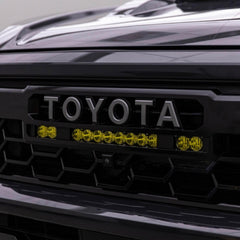 Toyota S8 10" Light Bar / S2 Pro TRD Pro Grille Conversion Light Kit - 2024-2026 Toyota Tacoma Baja Amber 448263