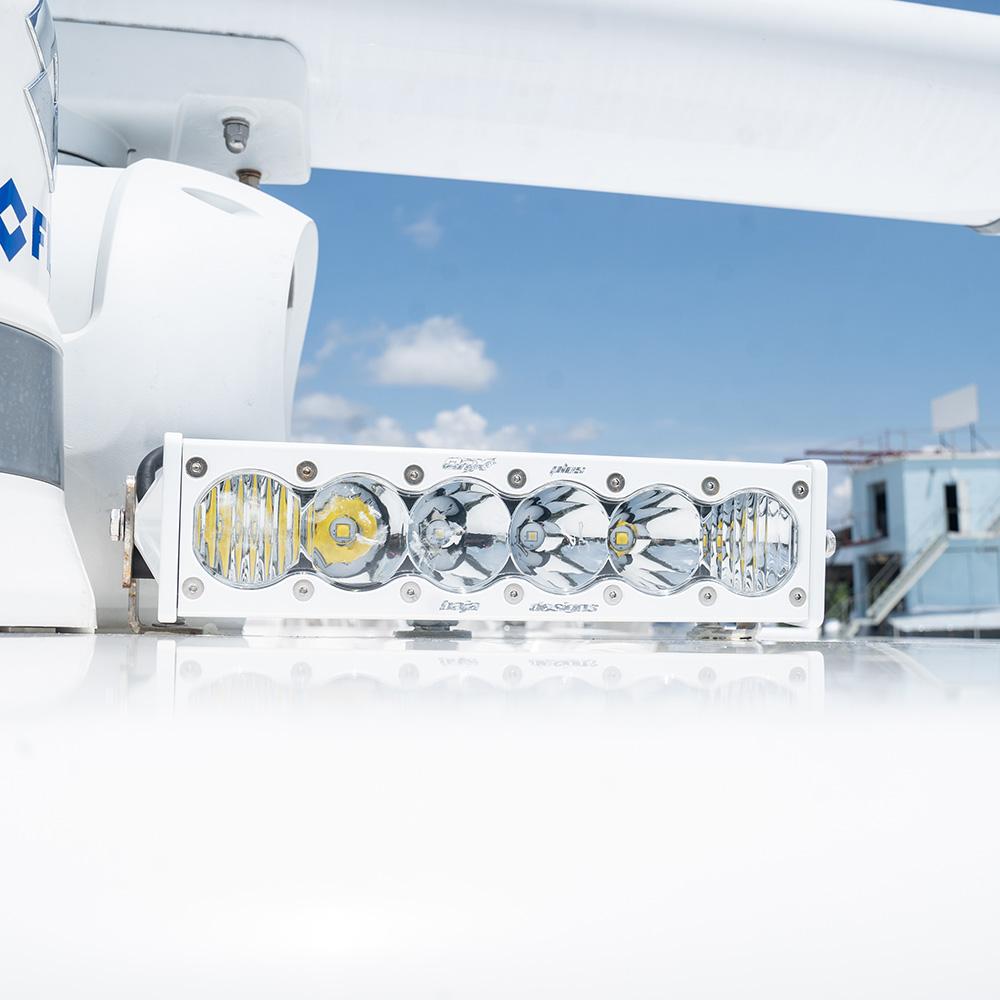 OnX6+ White Straight LED Light Bar 10 Inch 451003WT