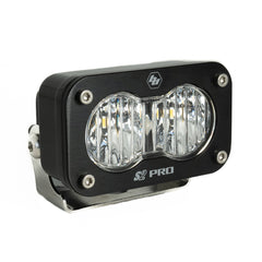 S2 Pro Black LED Auxiliary Light Pod Wide Cornering Clear 480005
