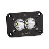 S2 Pro Black Flush Mount LED Auxiliary Light Pod Spot Clear 481001
