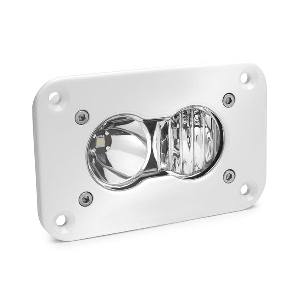 S2 Pro White Flush Mount LED Auxiliary Light Pod Driving/Combo 481003WT