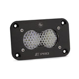 S2 Pro Black Flush Mount LED Auxiliary Light Pod Work/Scene Clear 481006