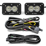 S2 Pro Black Flush Mount LED Light Pod Reverse Kit Wide Cornering 487807