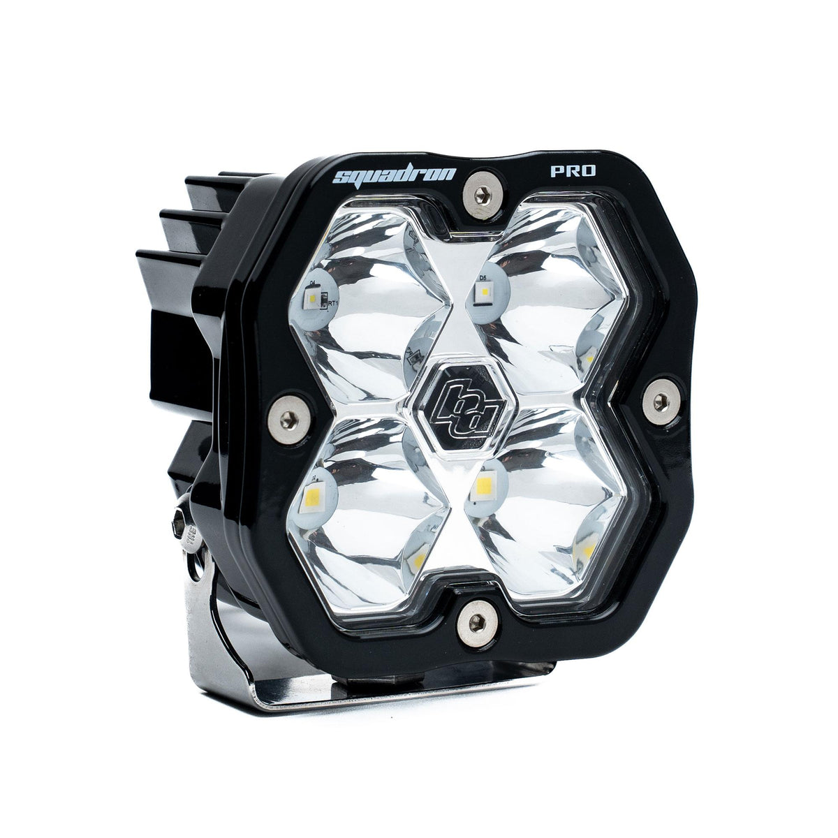 Squadron 2.0 Pro Black LED Auxiliary Light Pod Spot Clear 49-0001-2
