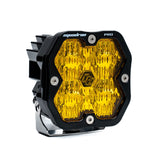Squadron 2.0 Pro Black LED Auxiliary Light Pod Wide Cornering Baja Amber 49-0015-2
