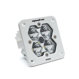 Squadron 2.0 Pro White Flush Mount LED Auxiliary Light Pod Spot Clear 49-1001-WT-2