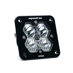 Squadron 2.0 Pro Black Flush Mount LED Auxiliary Light Pod Driving/Combo Clear 49-1003-2