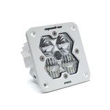 Squadron 2.0 Pro White Flush Mount LED Auxiliary Light Pod Driving/Combo Clear 49-1003-WT-2