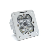 Squadron 2.0 Pro White Flush Mount LED Auxiliary Light Pod Wide Cornering Clear 49-1005-WT-2