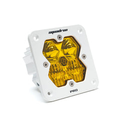 Squadron 2.0 Pro White Flush Mount LED Auxiliary Light Pod Driving/Combo Baja Amber 49-1013-WT-2