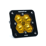 Squadron 2.0 Pro Black Flush Mount LED Auxiliary Light Pod Wide Cornering Baja Amber 49-1015-2