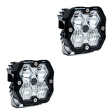 Squadron 2.0 Pro Black LED Auxiliary Light Pod Pair Driving/Combo Clear No 49-7803-2NH