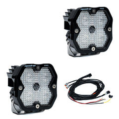 Squadron 2.0 Pro Black LED Auxiliary Light Pod Pair Work/Scene Clear Yes Toggle On/Off 49-7806-2