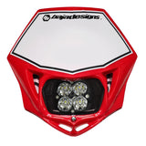 Motorcycle Squadron Pro (D/C) Headlight Kit w/ Shell Red 4970014R