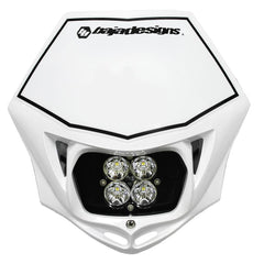 Motorcycle Squadron Pro (A/C) Headlight Kit w/ Shell White 497001WTAC