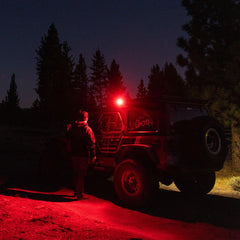 S2 Red LED Auxiliary Light Pod Work Scene Clear 54-0620