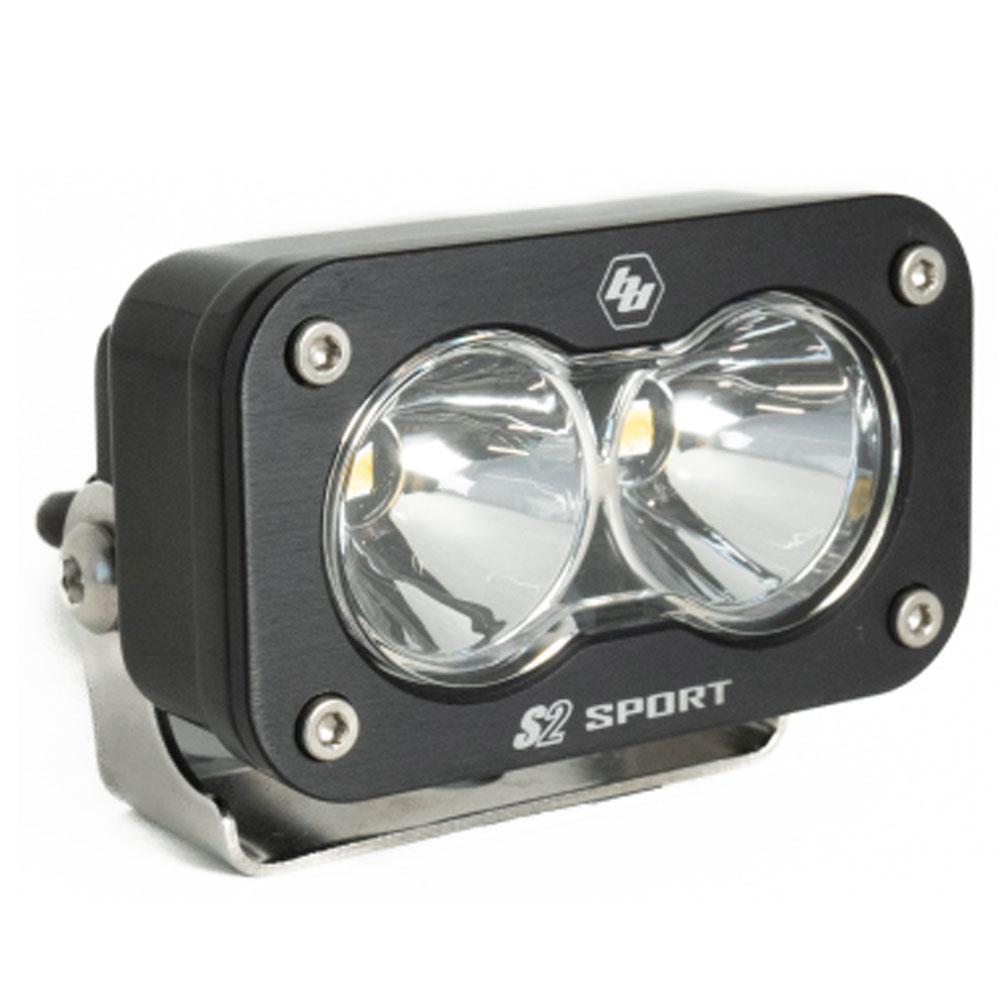 S2 Sport Black LED Auxiliary Light Pod Spot Clear 540001