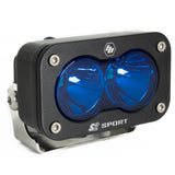 S2 Sport Black LED Auxiliary Light Pod Spot Blue 540001BL