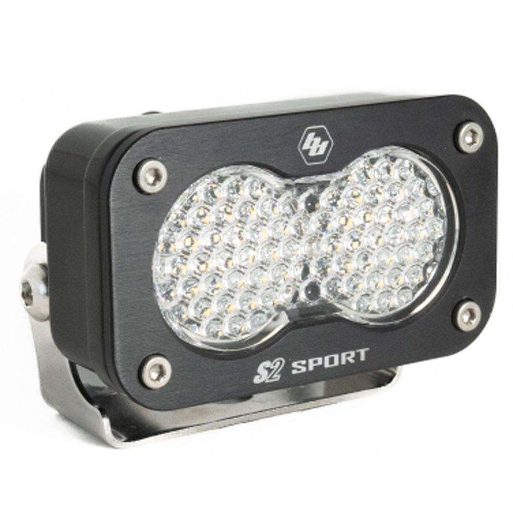 S2 Sport Black LED Auxiliary Light Pod Work/Scene Clear 540006
