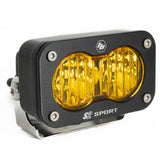 S2 Sport Black LED Auxiliary Light Pod Wide Cornering Baja Amber 540015