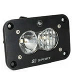 S2 Sport Black Flush Mount LED Auxiliary Light Pod Driving/Combo Clear 541003
