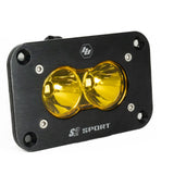 S2 Sport Black Flush Mount LED Auxiliary Light Pod Spot Baja Amber 541011