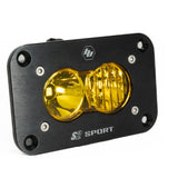 S2 Sport Black Flush Mount LED Auxiliary Light Pod Driving/Combo Baja Amber 541013