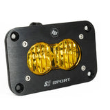 S2 Sport Black Flush Mount LED Auxiliary Light Pod Wide Cornering Baja Amber 541015