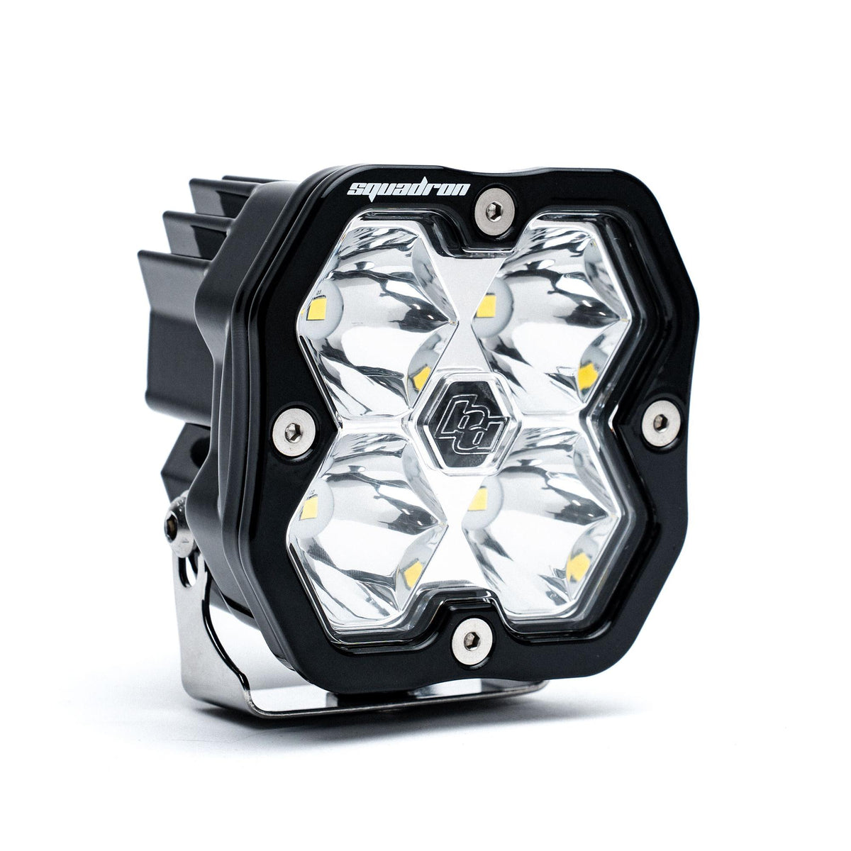 Squadron 2.0 Sport Black LED Auxiliary Light Pod Spot Clear 55-0001-2
