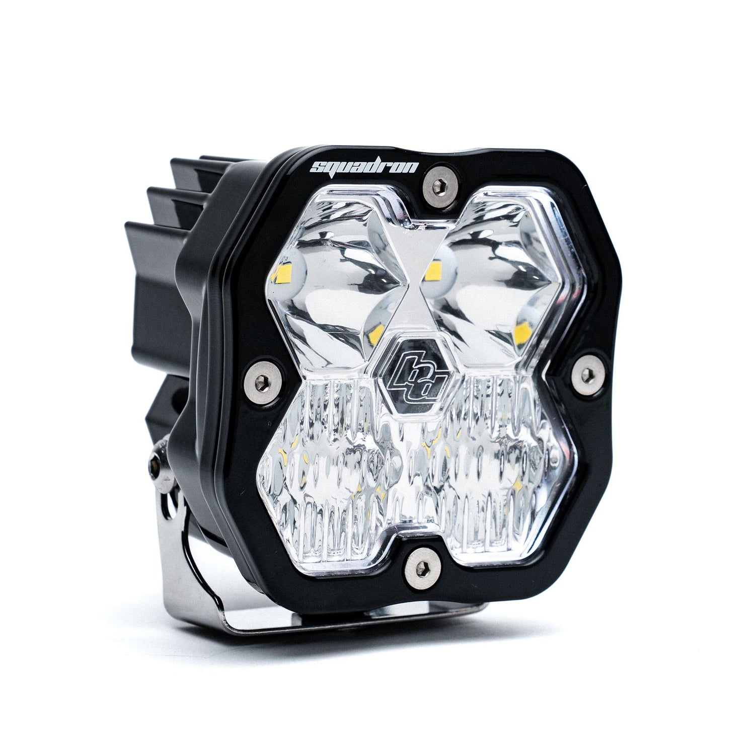 Squadron 2.0 Sport Black LED Auxiliary Light Pod Driving/Combo Clear 55-0003-2