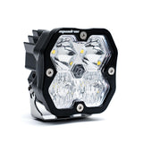 Squadron 2.0 Sport Black LED Auxiliary Light Pod Driving/Combo Clear 55-0003-2