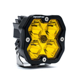 Squadron 2.0 Sport Black LED Auxiliary Light Pod Spot Baja Amber 55-0011-2