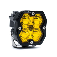 Squadron 2.0 Sport Black LED Auxiliary Light Pod Spot Baja Amber 55-0011-2