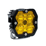 Squadron 2.0 Sport Black LED Auxiliary Light Pod Wide Cornering Baja Amber 55-0015-2