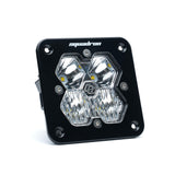 Squadron 2.0 Sport Black Flush Mount LED Auxiliary Light Pod Driving/Combo Clear 55-1003-2