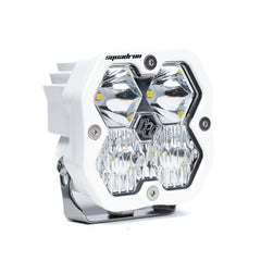 Squadron 2.0 Sport White Flush Mount LED Auxiliary Light Pod Driving/Combo Clear 55-1003-WT-2