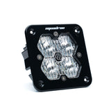 Squadron 2.0 Sport Black Flush Mount LED Auxiliary Light Pod Wide Cornering Clear 55-1005-2