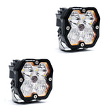 Squadron 2.0 Sport Black LED Auxiliary Light Pod Pair Driving/Combo Clear No 55-7803-2NH